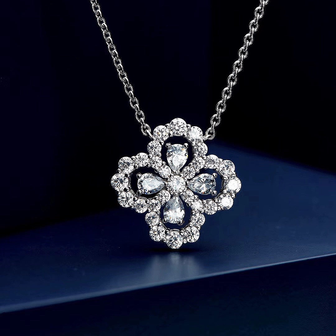 [ROYAL]LOOP NECKLACE FULL MOTIF DIAMOND COMBINATION