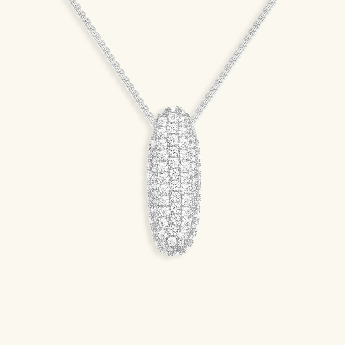 [Royal&Vicky] Bubble-Initialen-Diamantkette