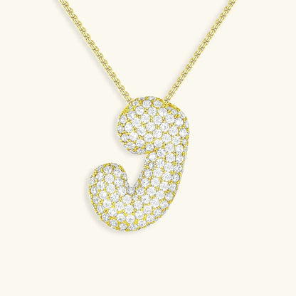 [Royal&Vicky] Bubble-Initialen-Diamantkette