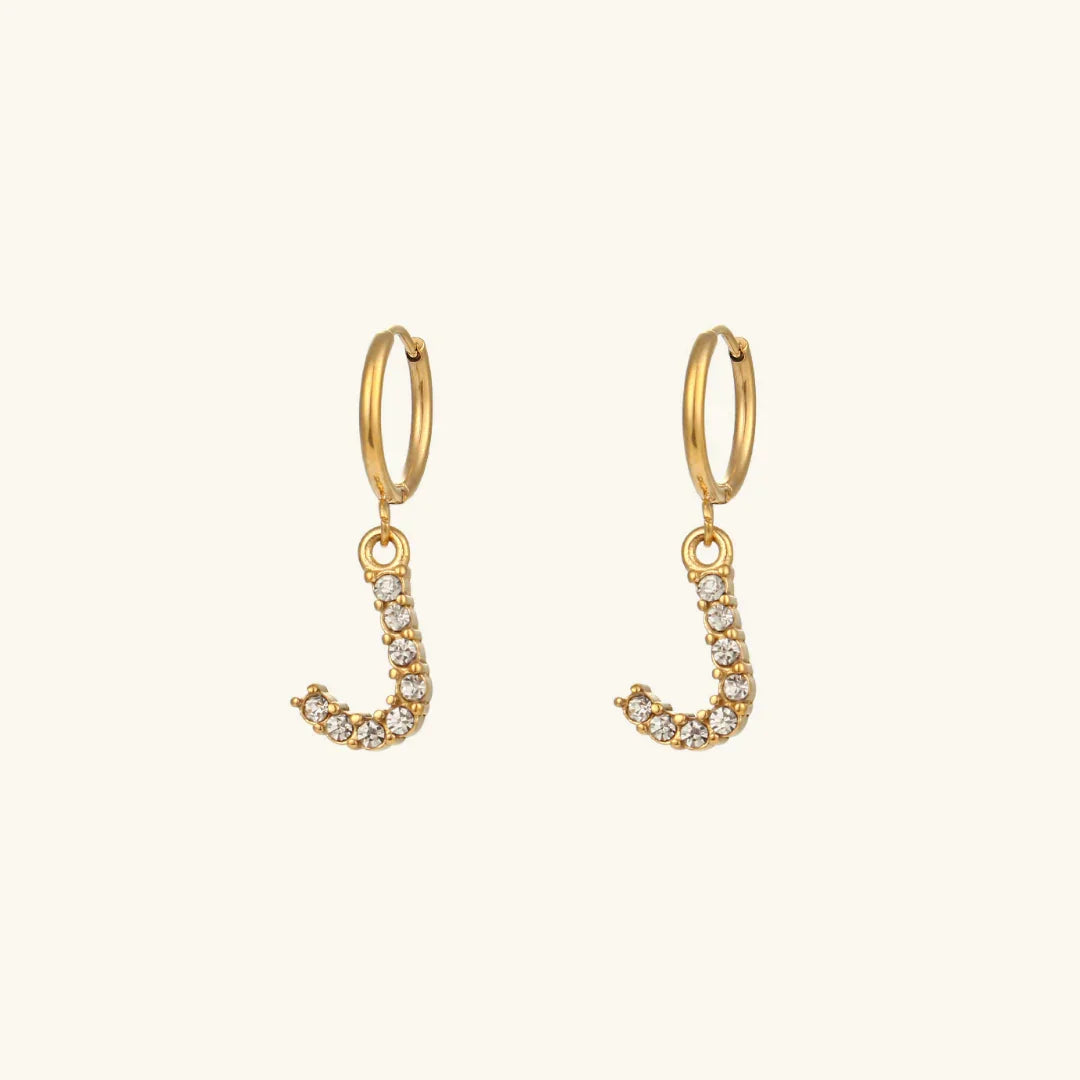 [Royal&Vicky] Wilhemina Initial Ohrringe