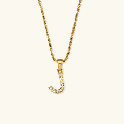 [Royal&Vicky]Maeve Buchstaben Initial Diamant Halskette