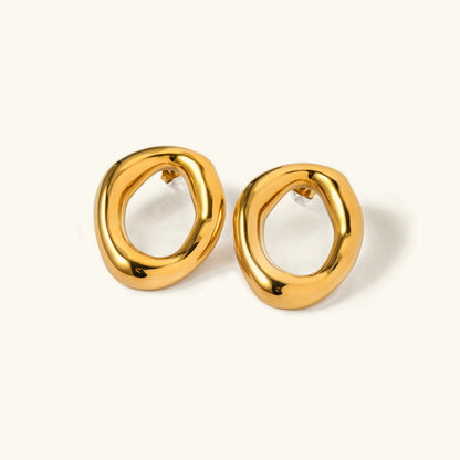 [Royal&Vicky]Raquel Offene ovale Ohrringe