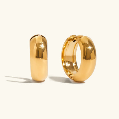 [Royal&Vicky]Clarabelle Staple Gold-Creolen-Set