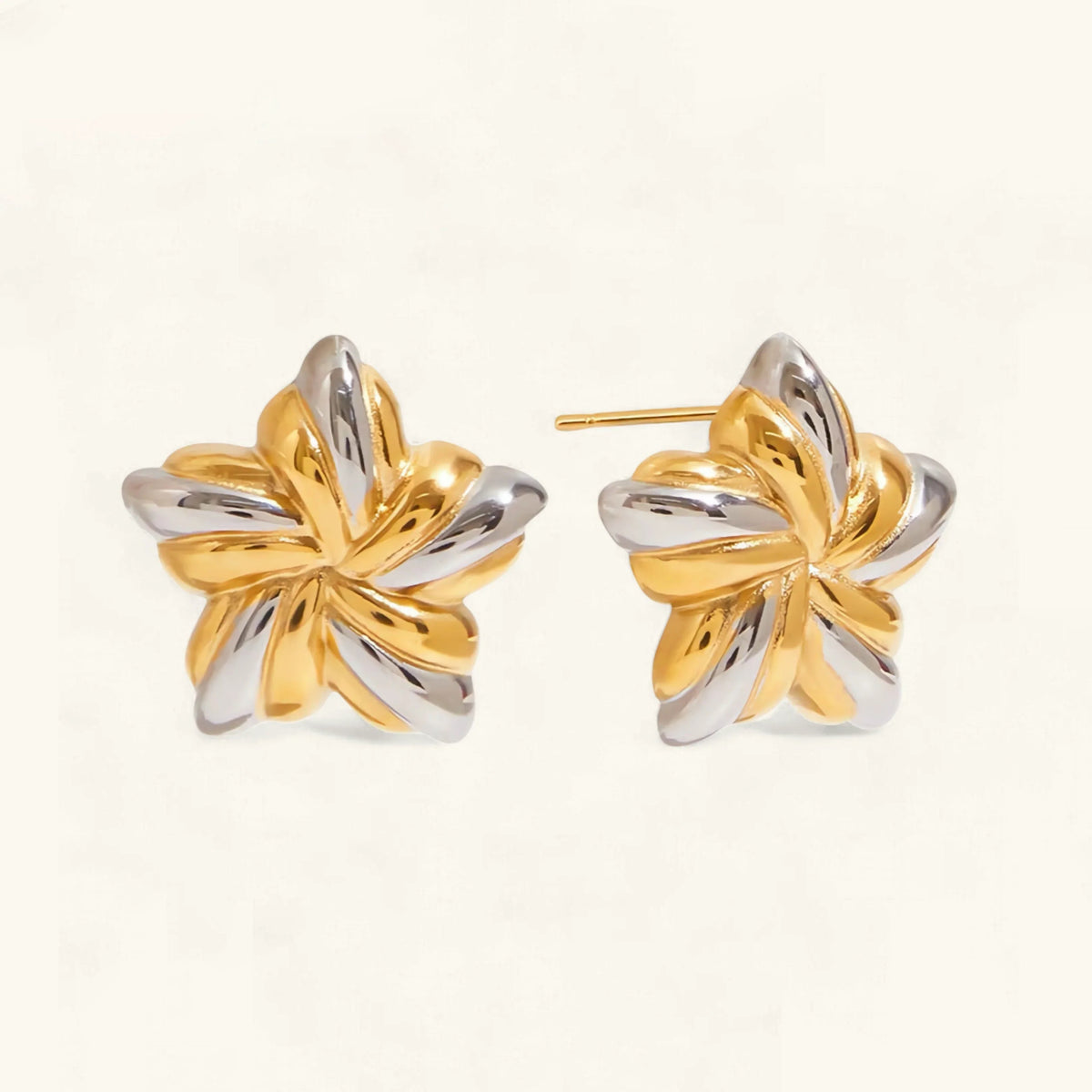[Royal&Vicky]Thymes Gold Star Ohrringe
