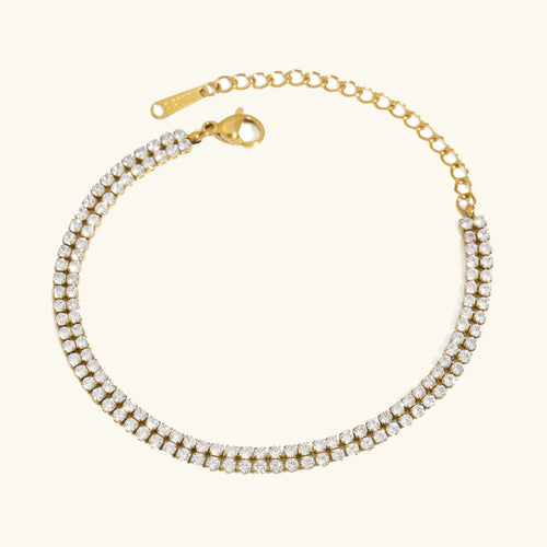 [Royal&Vicky]Celene mehrreihiges Tennisarmband
