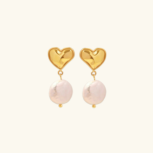 [Royal&Vicky]ブランシュ 淡水パールイヤリング