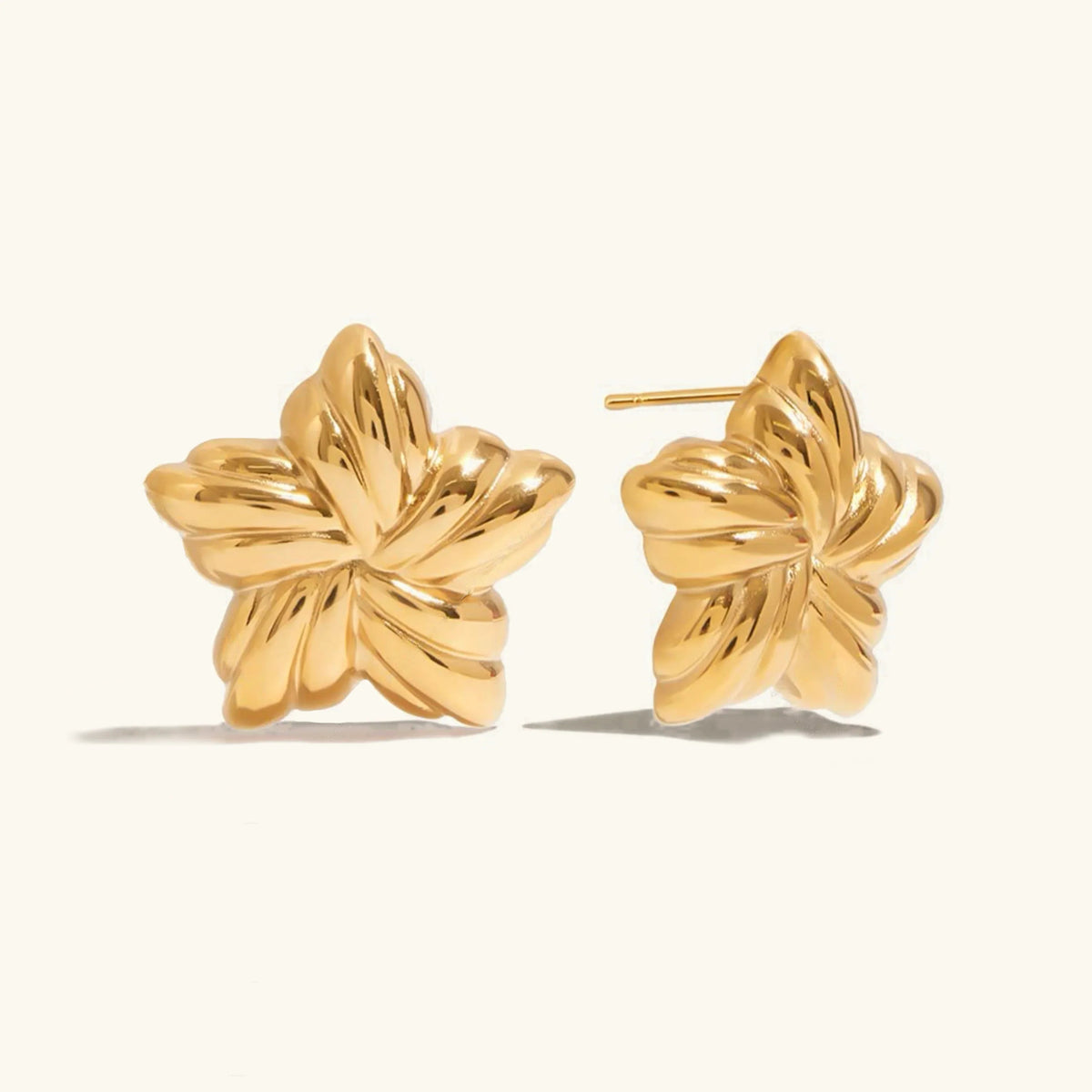 [Royal&Vicky]Thymes Gold Star Ohrringe