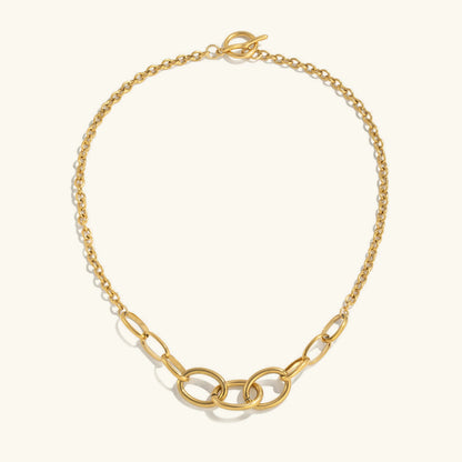 [Royal&Vicky]Renelle Gold Chain Necklace