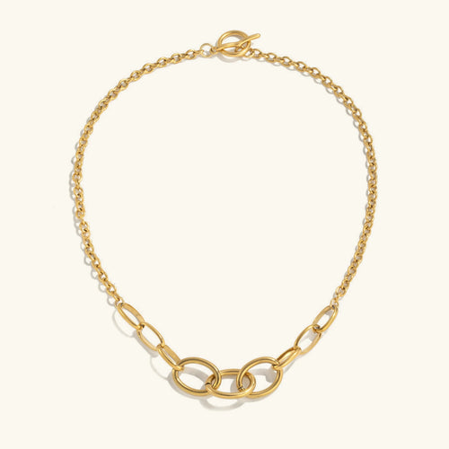 [Royal&Vicky]Renelle Gold Chain Necklace