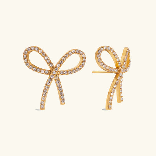 [Royal&Vicky]Dannah Diamant Fliege Ohrringe