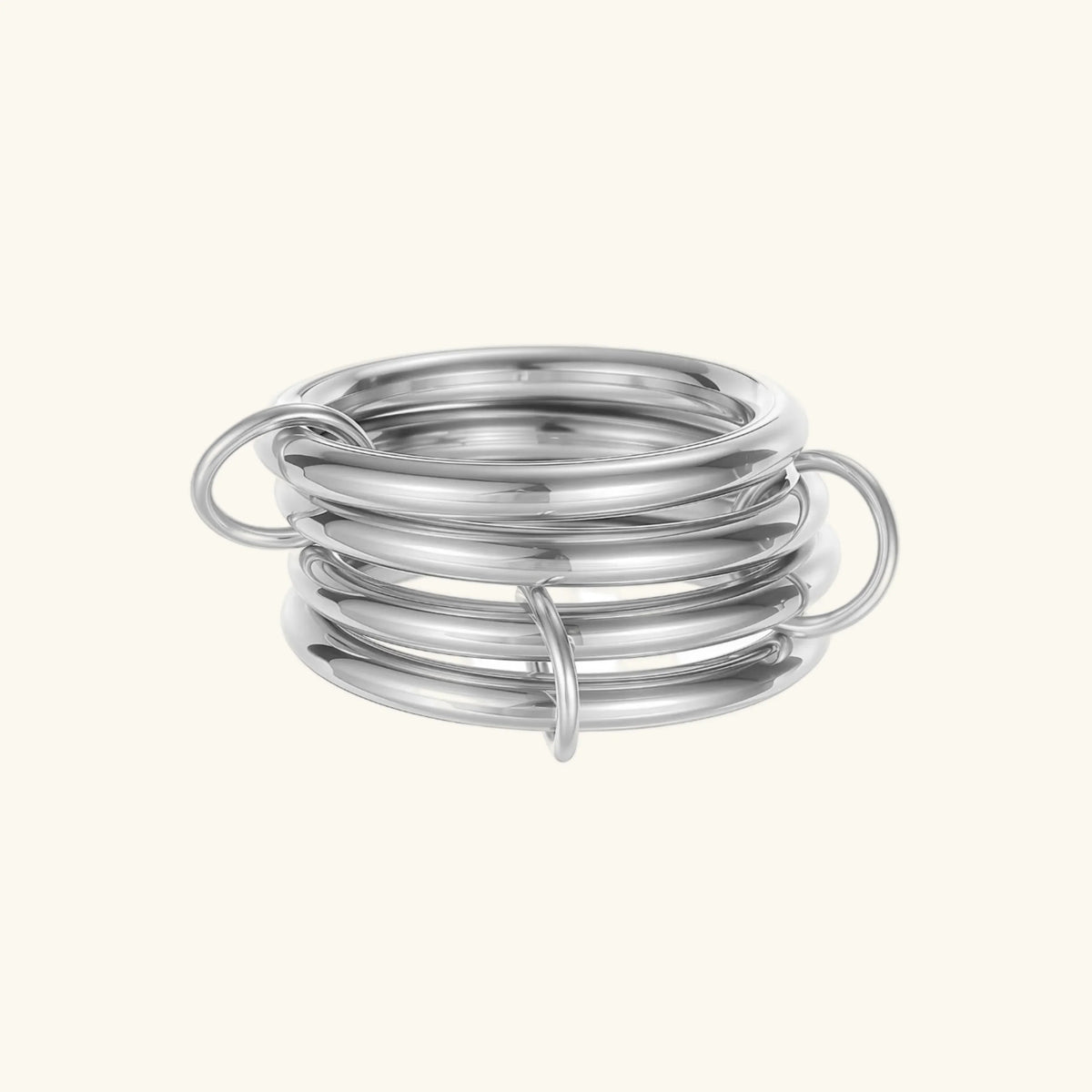 [Royal&Vicky]Alexandria Two-Tone Stacked Ring