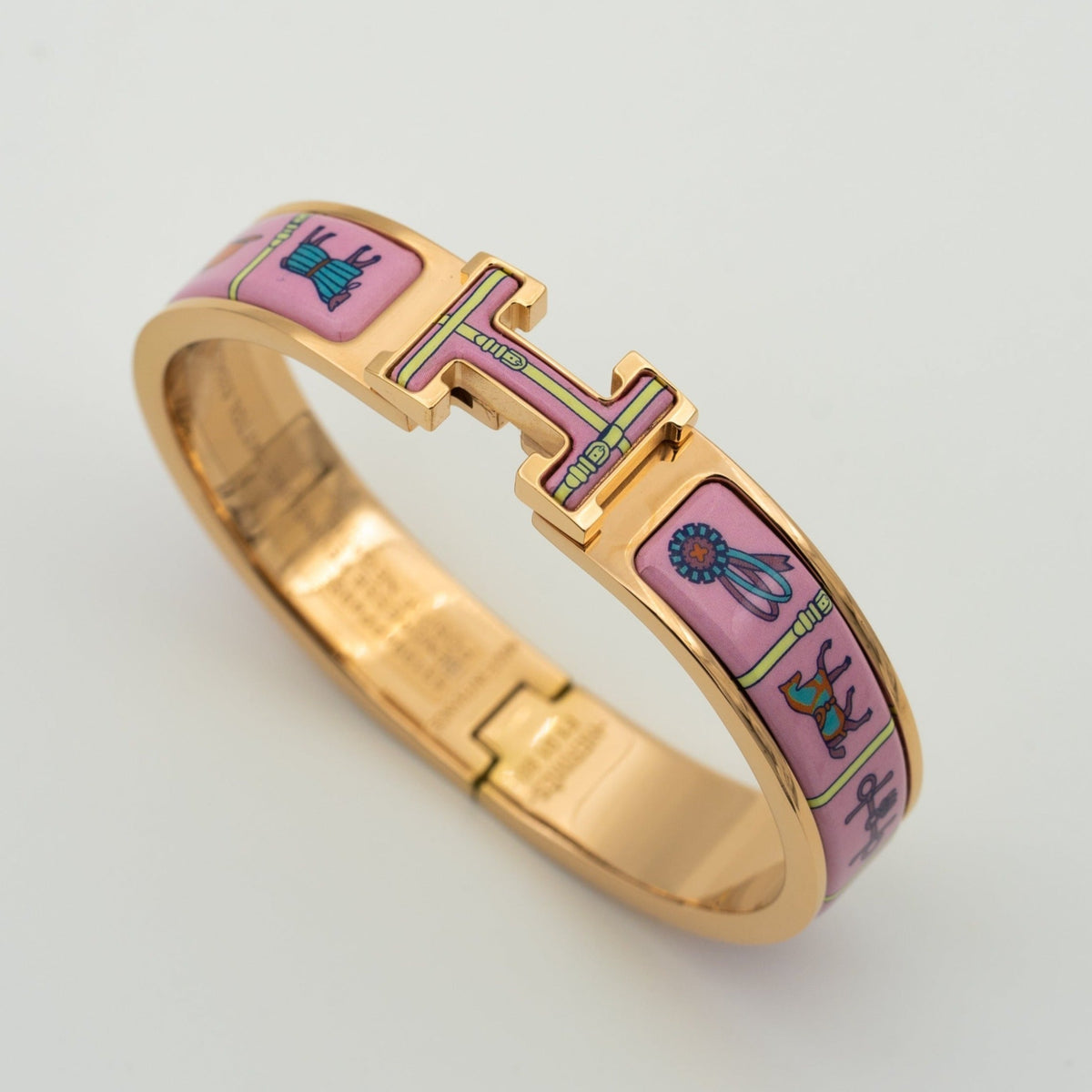 [Royal Jewellery]H PINK GOLD BRACELET PINK CERAMIC