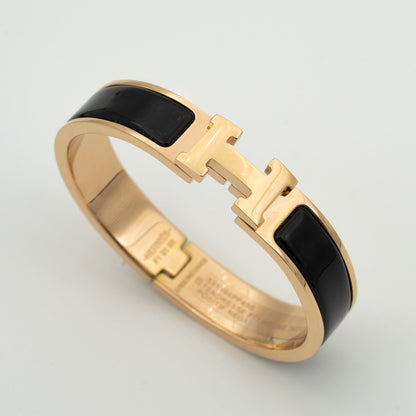 [Royal Jewellery]H BLACK BRACELET
