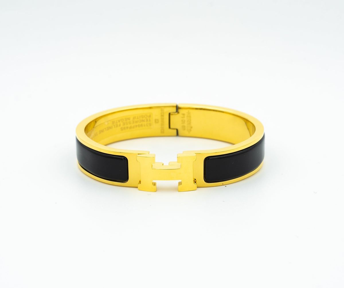 [Royal Jewellery]H BLACK BRACELET