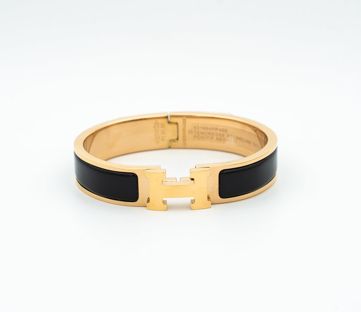[Royal Jewellery]H BLACK BRACELET
