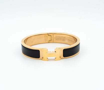 [Royal Jewellery]H BLACK BRACELET