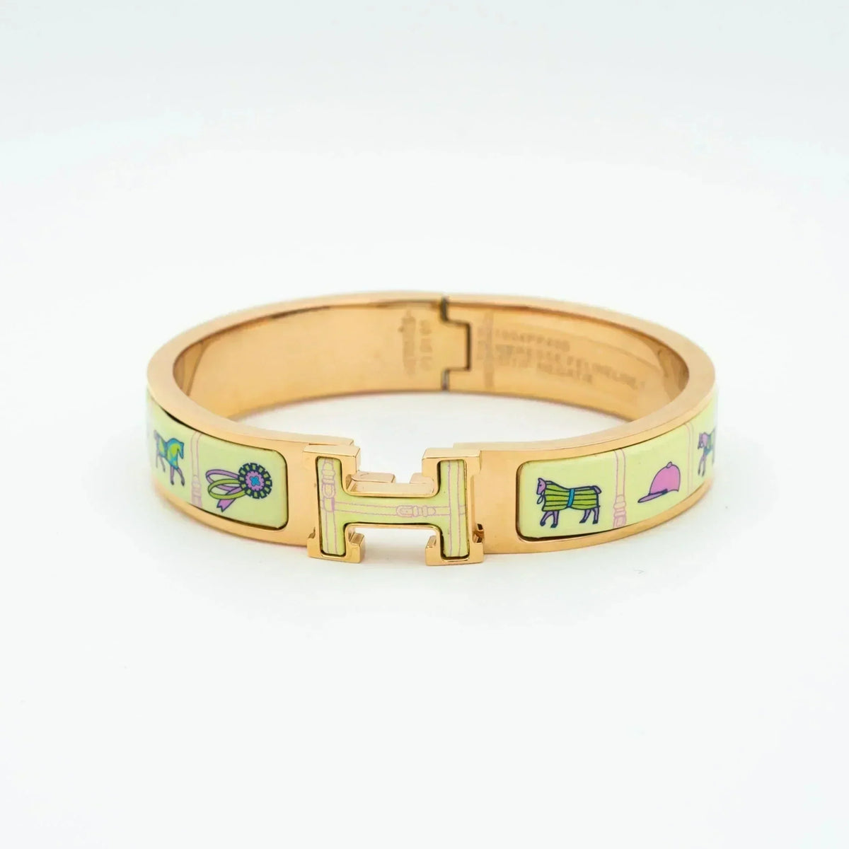 [Royal Jewellery]H PINK GOLD BRACELET CREAM CERAMIC
