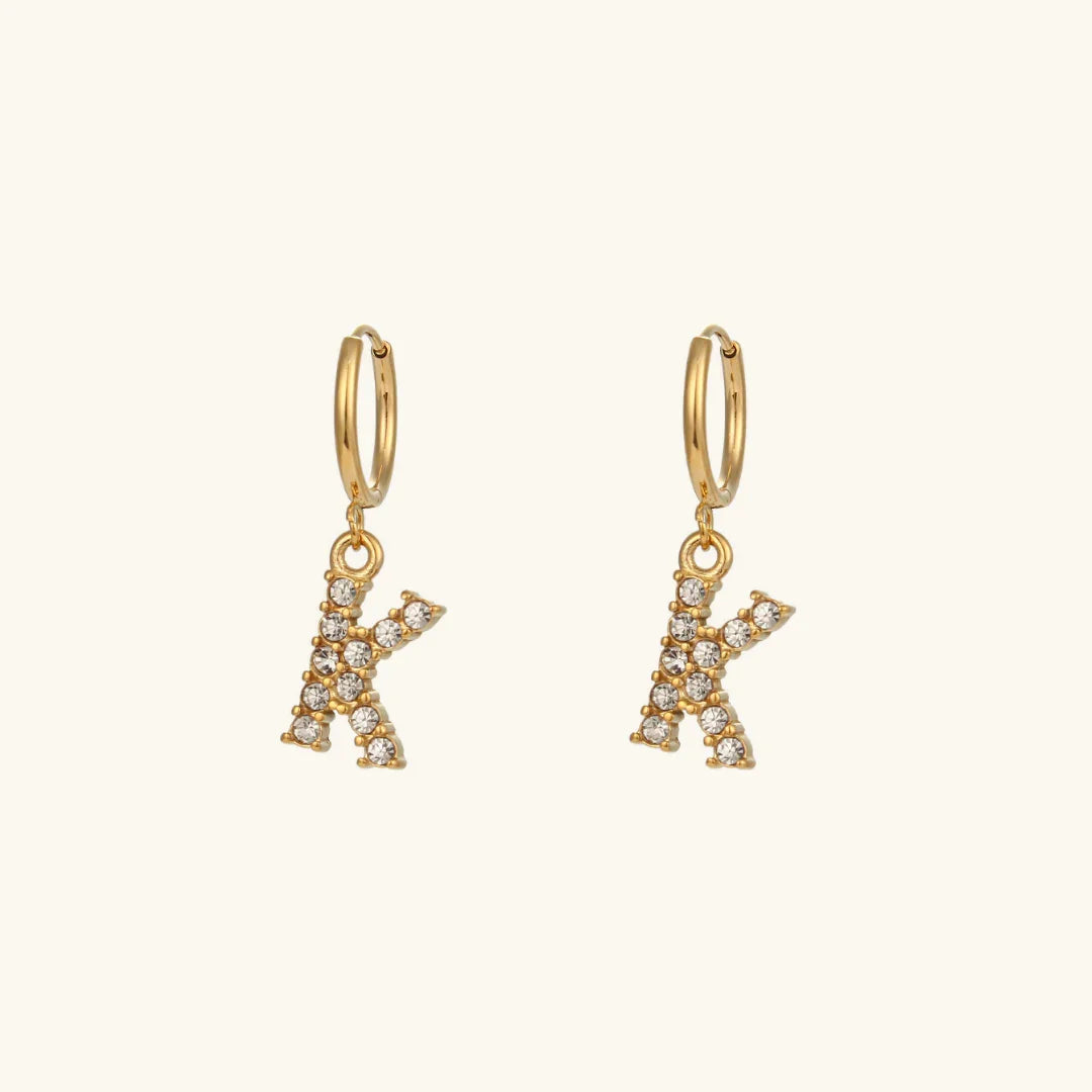 [Royal&Vicky] Wilhemina Initial Ohrringe