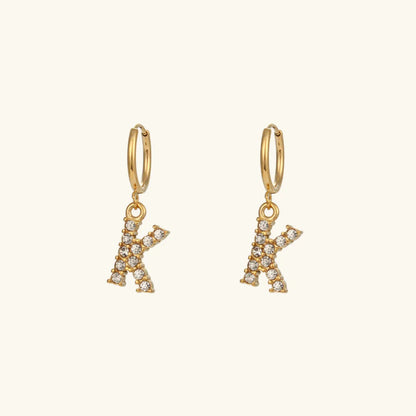 [Royal&Vicky] Wilhemina Initial Ohrringe