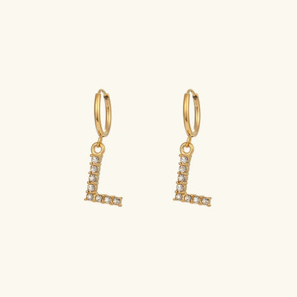 [Royal&Vicky] Wilhemina Initial Ohrringe