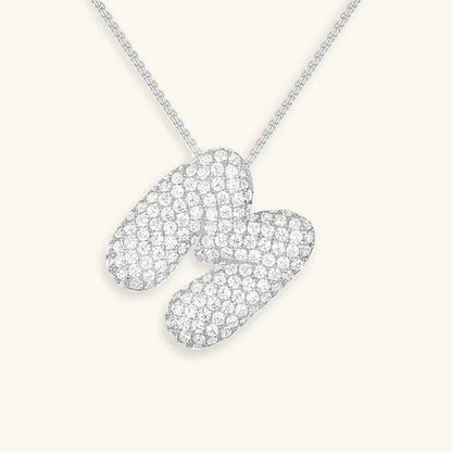 [Royal&Vicky] Bubble-Initialen-Diamantkette