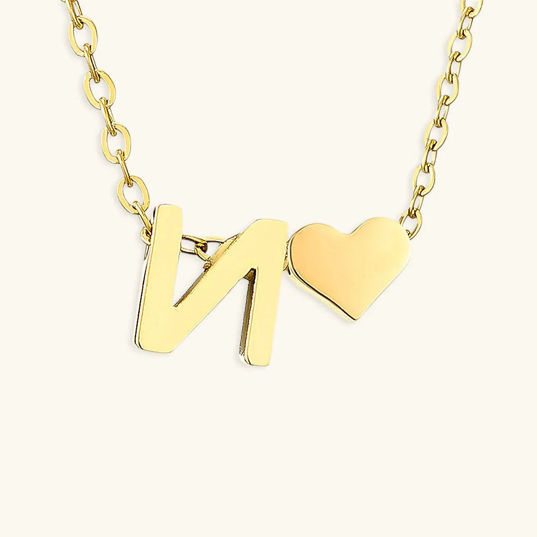 [Royal&Vicky]Ria-Anfangsbuchstaben-Goldkette
