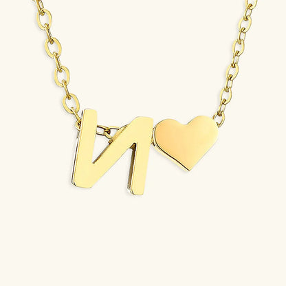 [Royal&Vicky]Ria-Anfangsbuchstaben-Goldkette