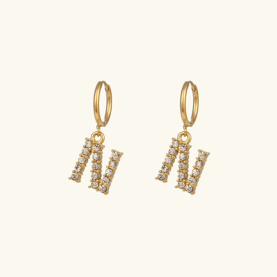 [Royal&Vicky] Wilhemina Initial Ohrringe