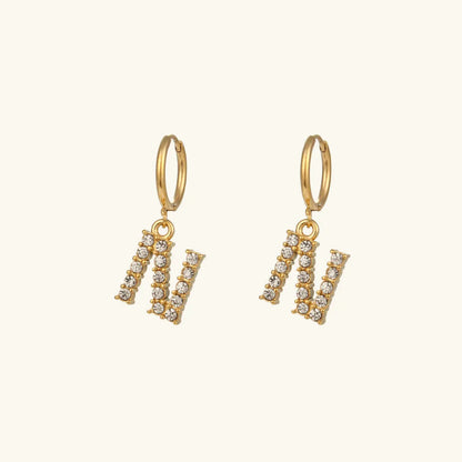 [Royal&Vicky] Wilhemina Initial Ohrringe
