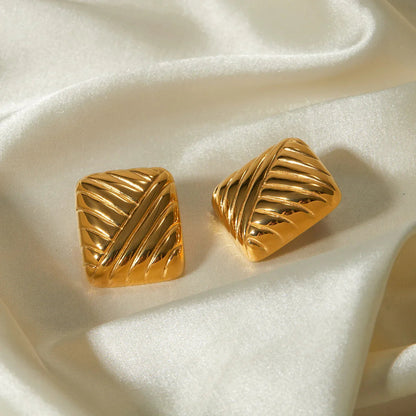 [Royal&Vicky]Inez Gold Earrings