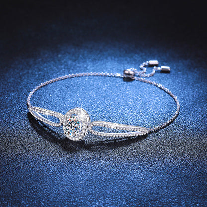 [Royal&Vicky]"PIGEON'S EGG" TEARDROP MOISSANITE BRACELET