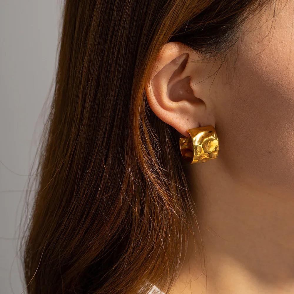 [Royal&Vicky]Jane Gold Ohrringe