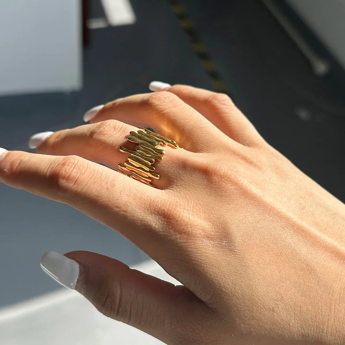 [Royal&Vicky]Zoella abstrakter Goldring