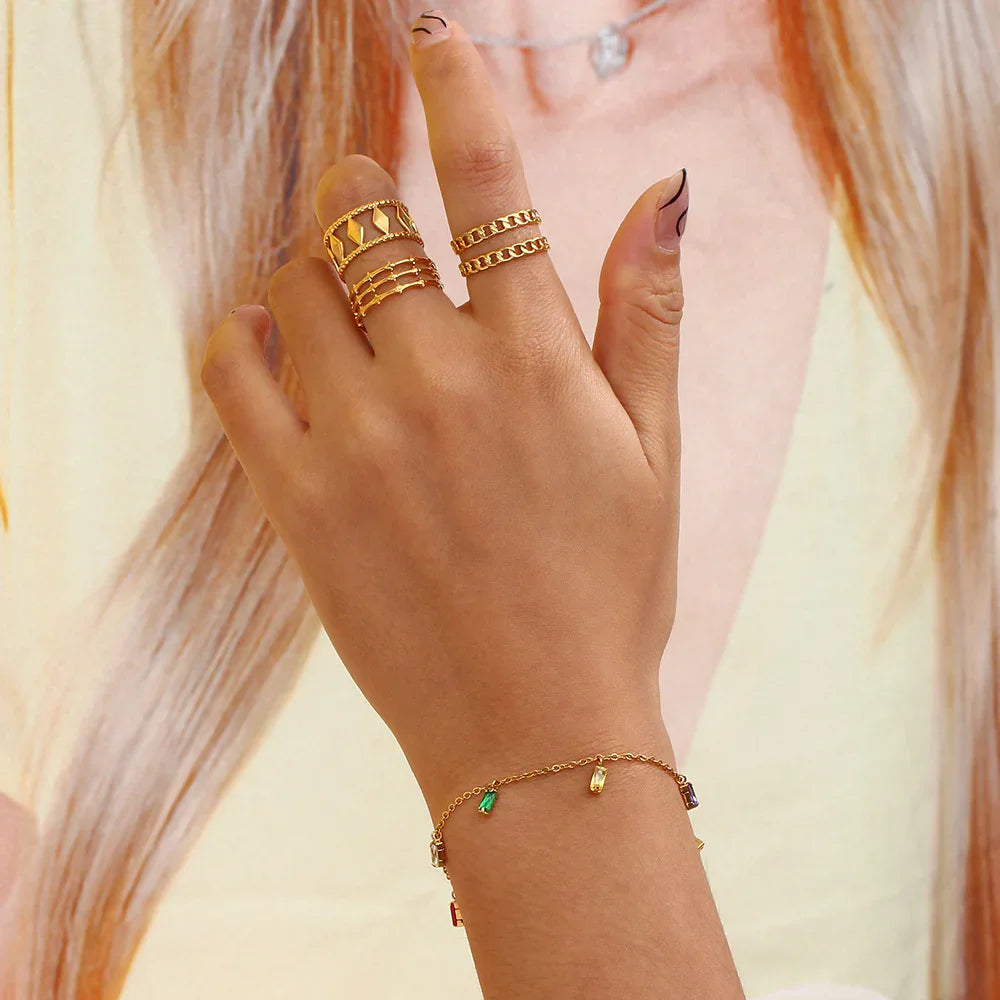[Royal&Vicky]Josephine Gemstone Bracelet