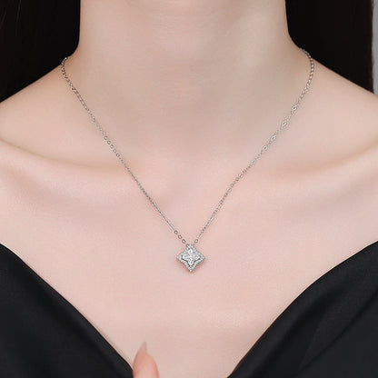 [Royal&Vicky]STAR-CLOVER MOISSANITE NECKLACE