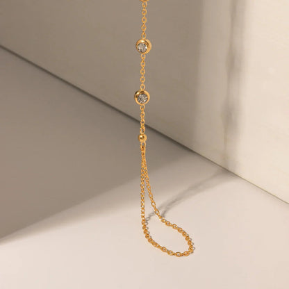 [Royal&Vicky]Leona Diamond Hand Chain