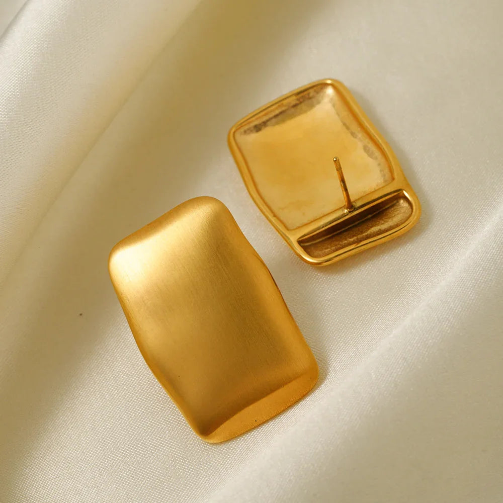 [Royal&Vicky]Olive Gold-Ohrringe