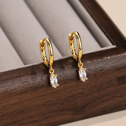 [Royal&Vicky]シェイラ ハンマード ダイヤモンド フープピアス