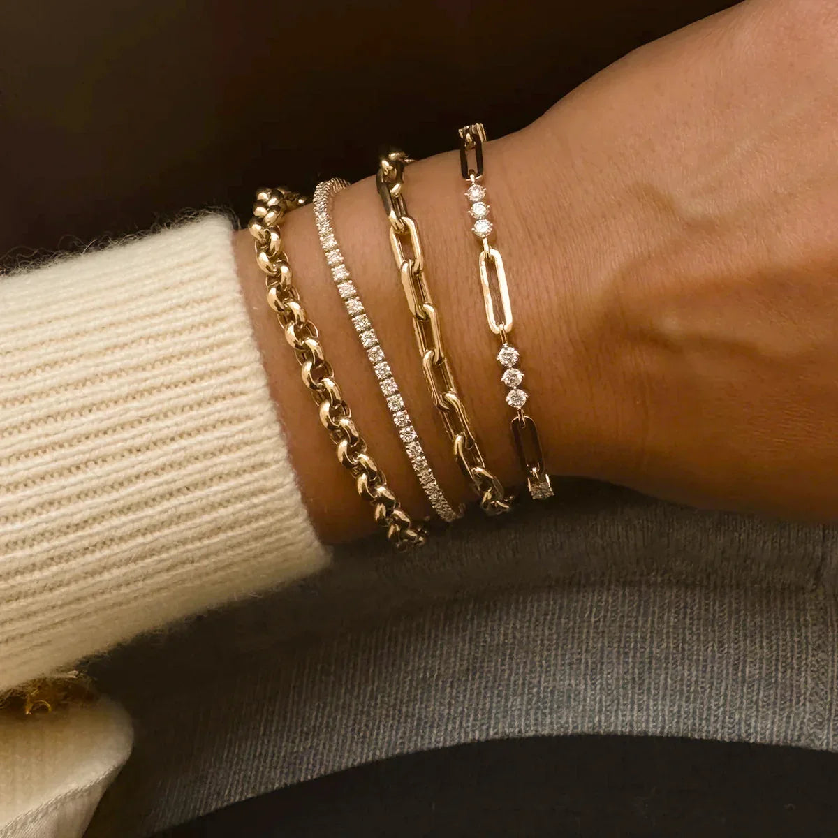 [Royal&Vicky]Ranielle Diamond Bracelet