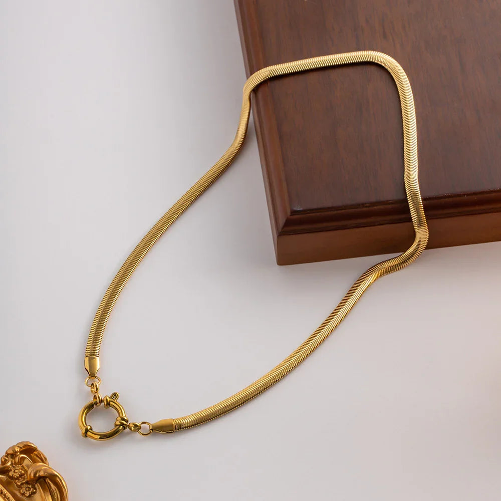 {"[Royal&Vicky]Gabriella Gold Necklace": "[Royal&Vicky]ガブリエラ ゴールドネックレス"}