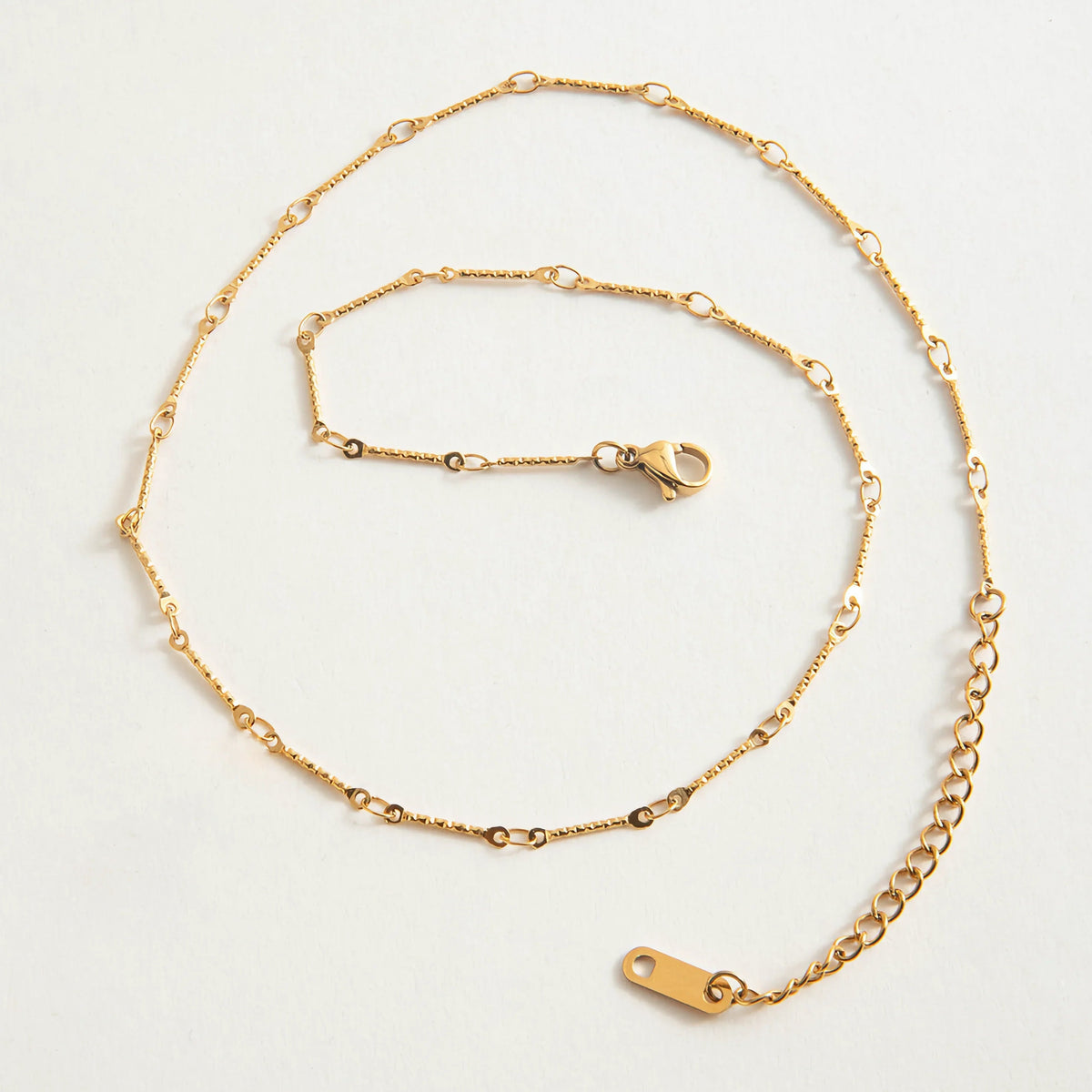 [Royal&Vicky]Amy Gliederketten-Halskette in Gold