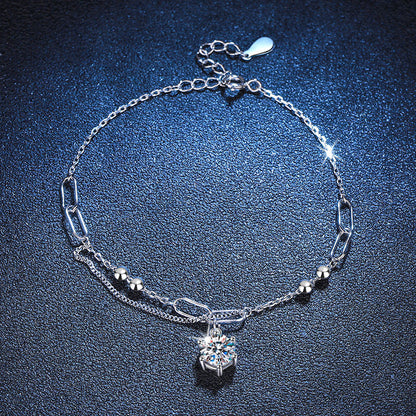 [Royal&Vicky]CLASSIC SOLITAIRE MOISSANITE BRACELET
