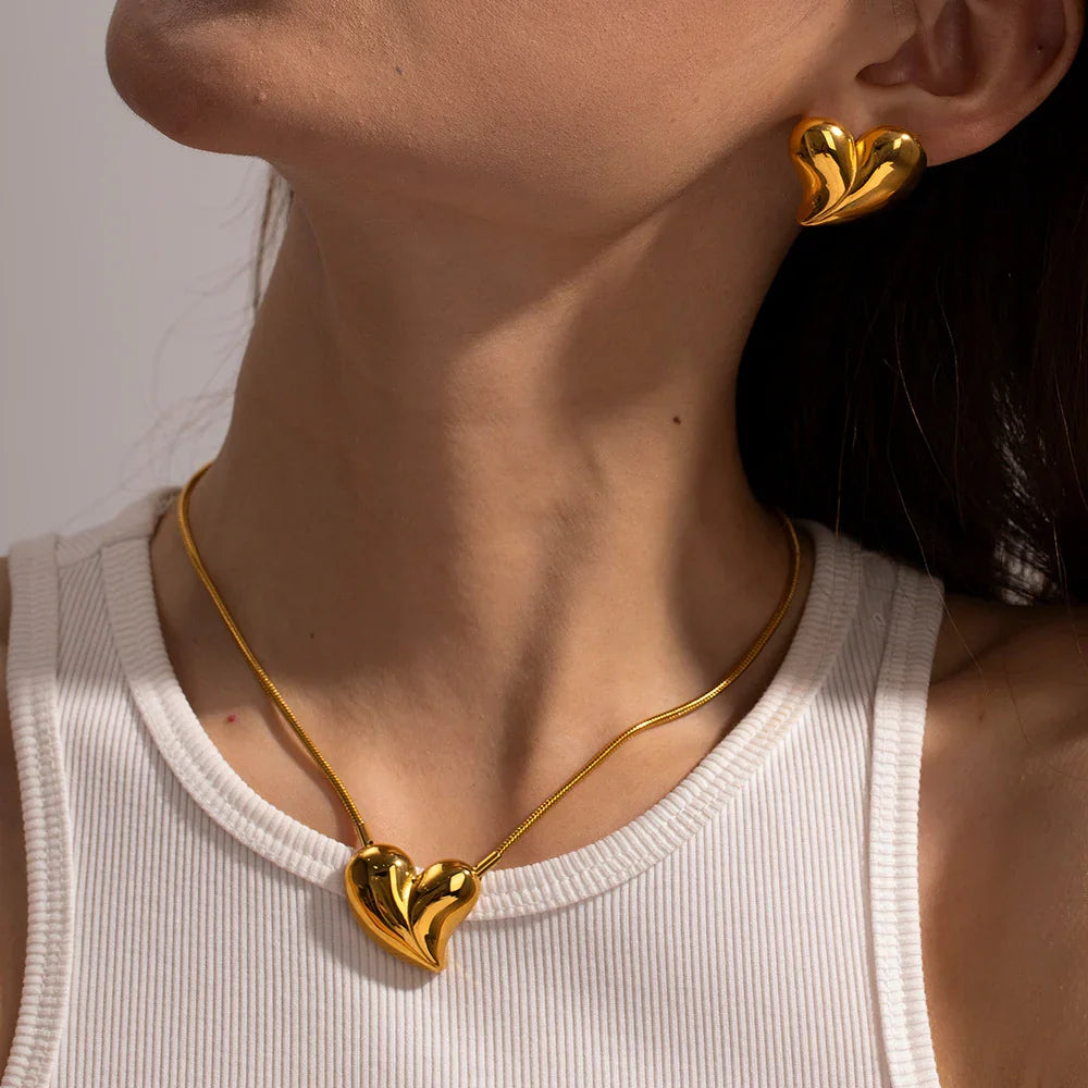 [Royal&Vicky]Dorothea Heart Necklace
