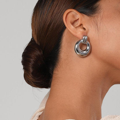 [Royal&Vicky]Lillian Silver Earrings