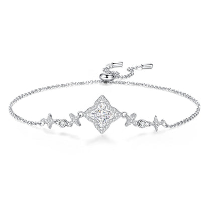 [Royal&Vicky]MARQUISE-CLOVER MOISSANITE BRACELET