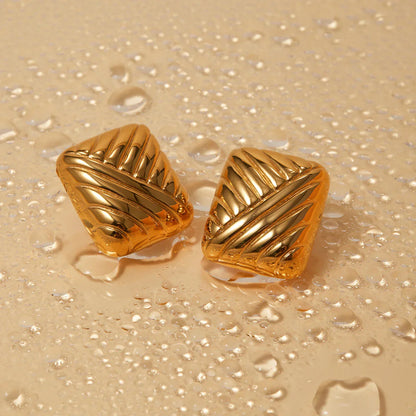 [Royal&Vicky]Inez Gold Earrings