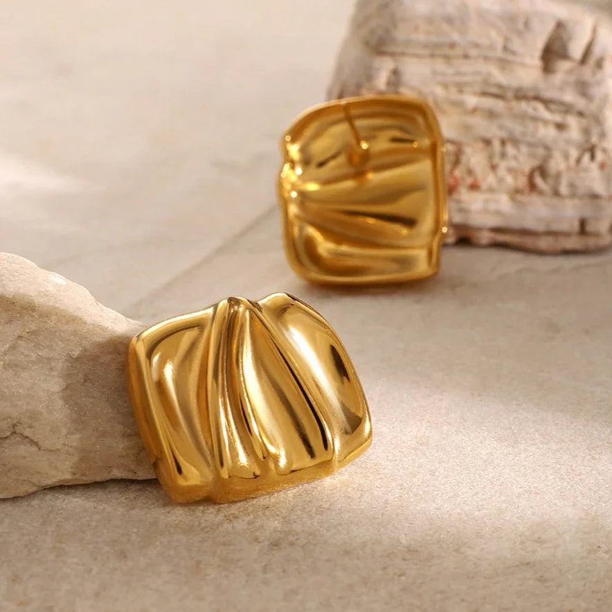 [Royal&Vicky]Evette Gold Earrings