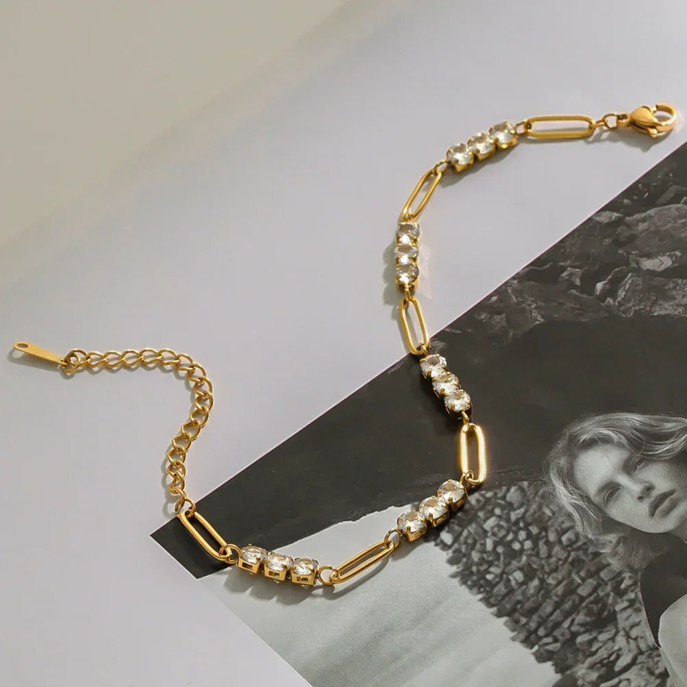 [Royal&Vicky]Ranielle Diamond Bracelet