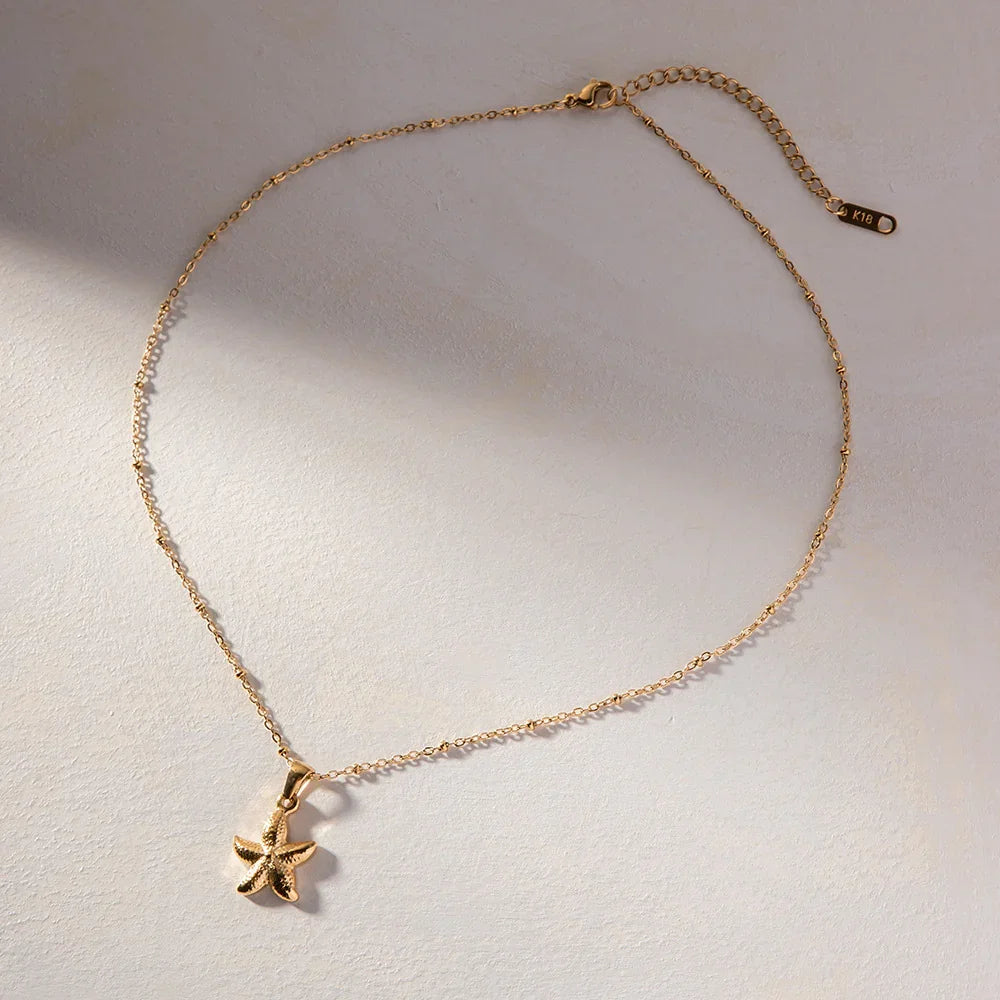 [Royal&Vicky]Emmie Seestern-Anhänger Gold