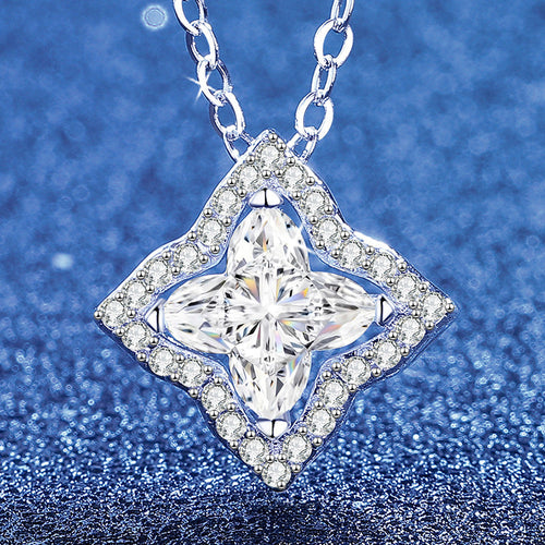 [Royal&Vicky]STAR-CLOVER MOISSANITE NECKLACE